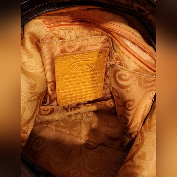 Brighton Embross Snake Print Shoulder Bag - Picture 15 of 15